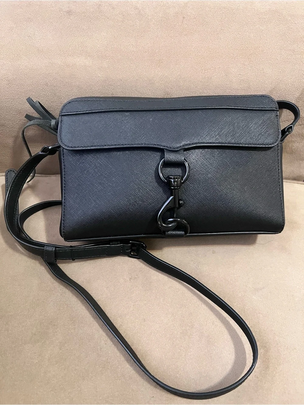 Rebecca Minkoff Black Leather Crossbody Bag